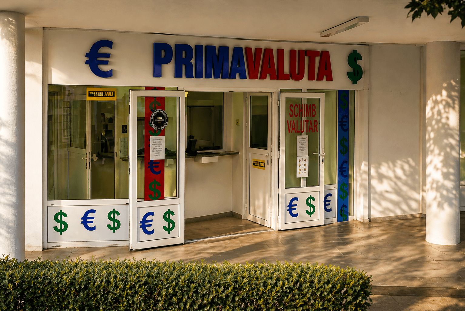 Prima Valuta — casă de schimb valutar Craiova